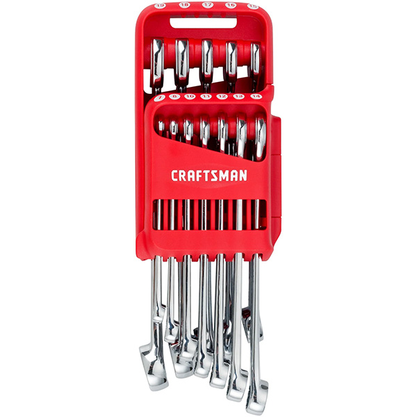 Craftsman V-Series Metric Combination Wrench Set CMMT87325V in Portable Case
